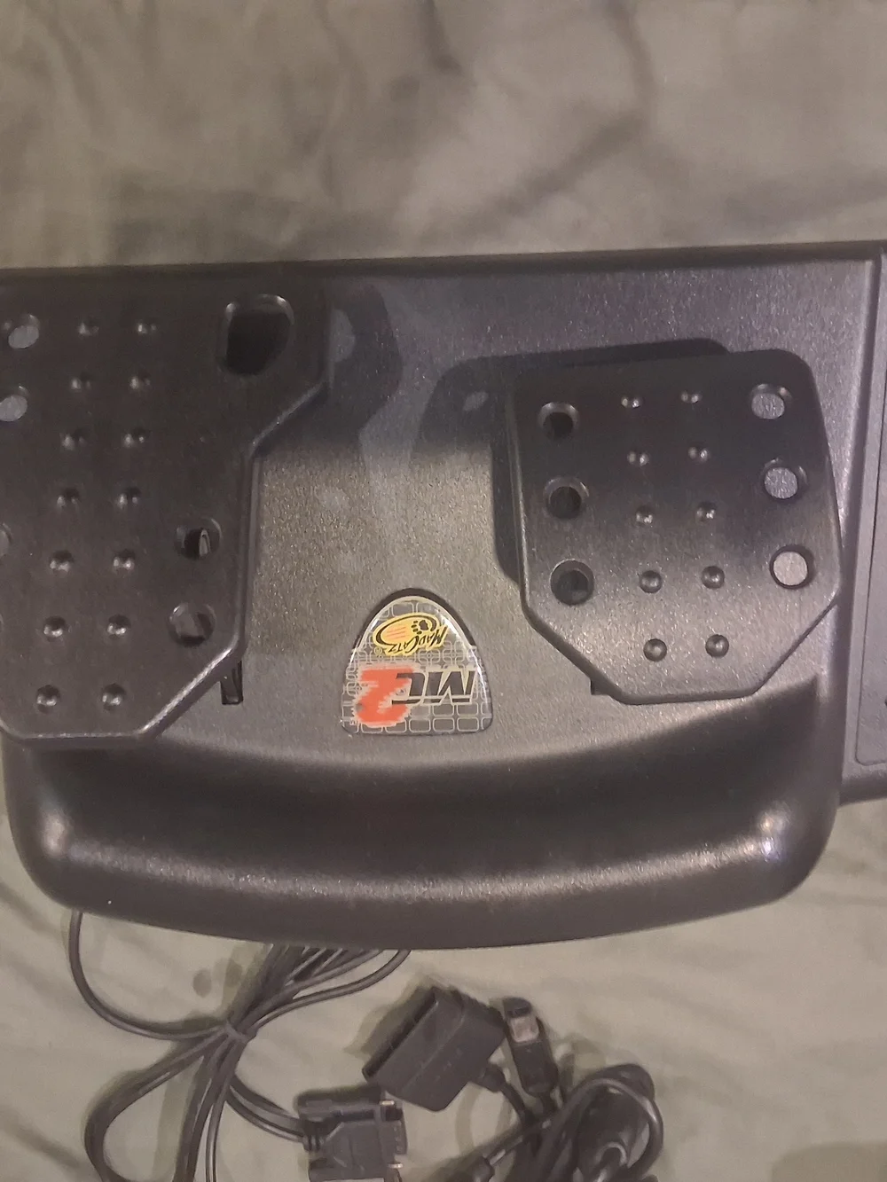 Mad Catz MC2 Microcon Racing Wheel and Pedals for PS1 and PS2